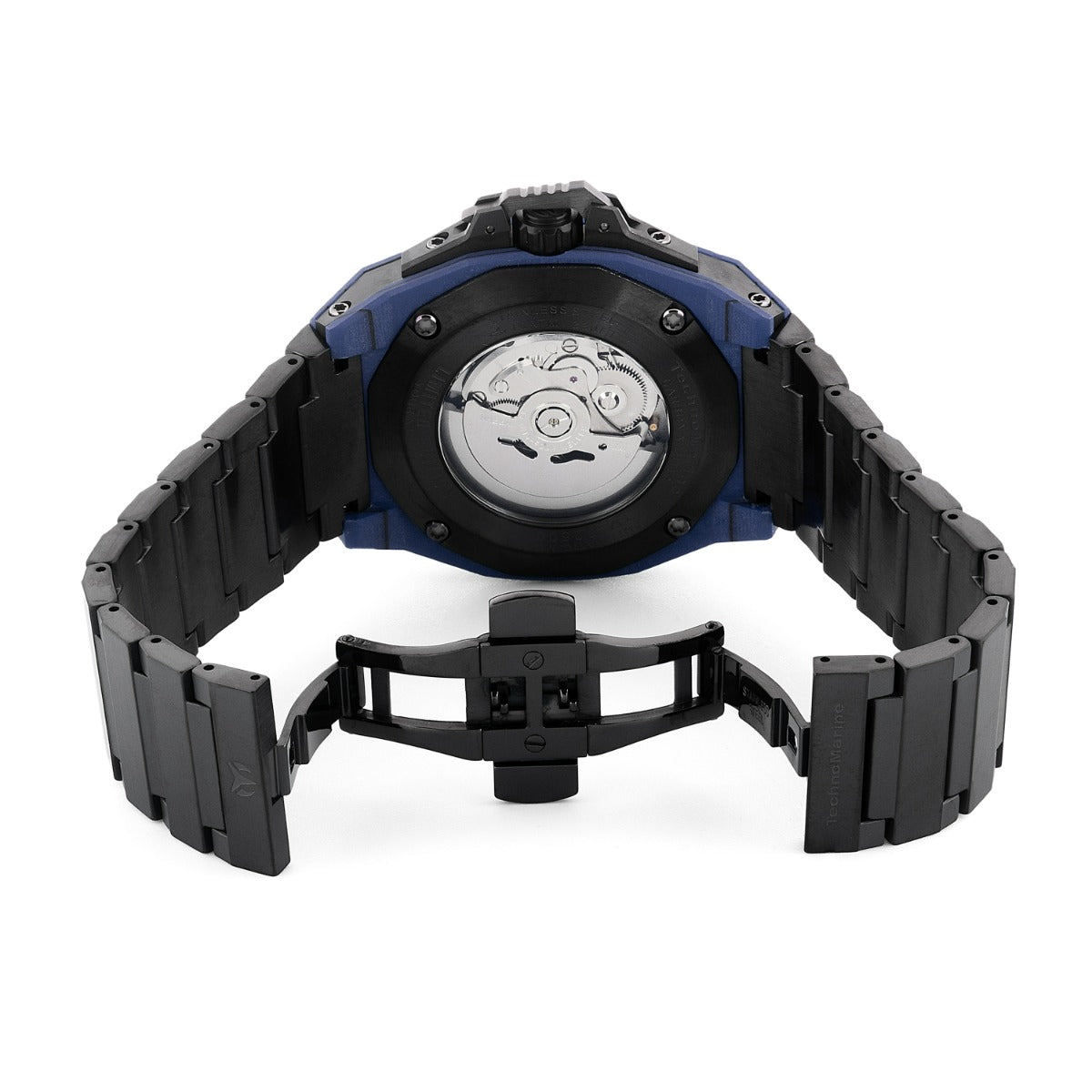 TechnoMarine Carbon Nautic Marine Automatic Men's Watch with Forged Carbon Case - 45mm. Black (TM-525003)