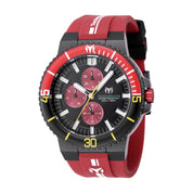 TechnoMarine Racing Legends Men's Watch - 43mm. Dark Red (TM-525032)